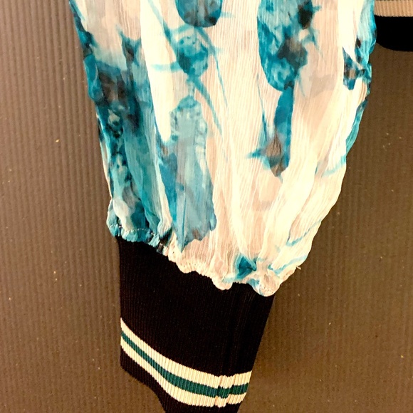 Super rare Jean Paul Gaultier vintage silk mesh blouse multicolor in Small - Picture 4 of 5